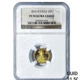 2015-W Gold $5 American Eagle 1/10oz NGC PF70 Ultr