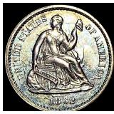 1862 Silver Half Dime UNCIRCULATED