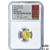 2025 $5 Gold American Eagle 1/10oz NGC MS70