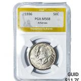 1936 Arkansas Half Dollar PGA MS68