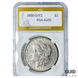 1900-O/CC Morgan Silver Dollar PGA AU55