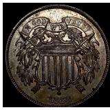 1868 Bronze Two-Cent Piece CLOSELY UNCIRCULATED