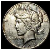 1928-S Silver Peace Dollar CLOSELY UNCIRCULATED