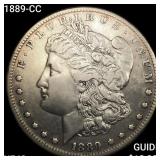 1889-CC Morgan Silver Dollar NEARLY UNCIRCULATED