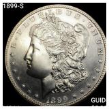 1899-S Morgan Silver Dollar CHOICE BU+