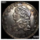 1821 Capped Bust Dime CHOICE AU