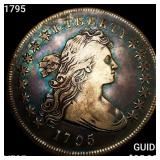 1795 Draped Bust Dollar ABOUT UNCIRCULATED