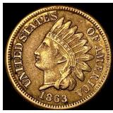 1863 Indian Head Cent CLOSELY UNCIRCULATED