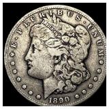 1890-CC Silver Morgan Dollar NEARLY UNCIRCULATED