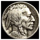 1915 Buffalo Nickel LIGHTLY CIRCULATED