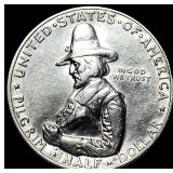 1920 Silver Pilgrim Tercentenary Half Dollar UNCIR