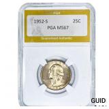 1894-O Washington Silver Quarter PGA MS67
