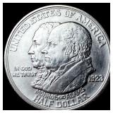 1923-S Silver Monroe Doctrine Half Dollar UNCIRCUL