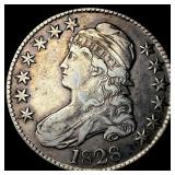 1828 Capped Bust Half Dollar CHOICE AU
