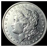1892-S Silver Morgan Dollar CHOICE AU
