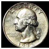 1932 Silver Washington Quarter UNCIRCULATED