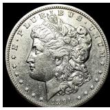 1891-CC Silver Morgan Dollar CHOICE AU