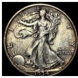 1934 Silver Half Dollar (Walking Liberty) CLOSELY