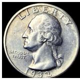 1932-S Silver Washington Quarter UNCIRCULATED