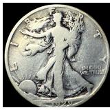 1929-S Silver Walking Liberty Half Dollar LIGHTLY
