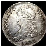 1808 Capped Bust Half Dollar CLOSELY UNCIRCULATED