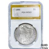 1886 Morgan Silver Dollar PGA MS63