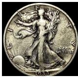 1933 Walking Liberty Half Dollar NEARLY UNCIRCULAT