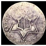 1866 Nickel Three-Cent Piece NICELY CIRCULATED