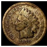 1870 Indian Head Cent NICELY CIRCULATED