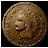 1867 Indian Head Cent NICELY CIRCULATED