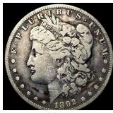 1892-S Silver Morgan Dollar NEARLY UNCIRCULATED