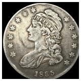 1835 Capped Bust Half Dollar LIGHTLY  CIRCULATED