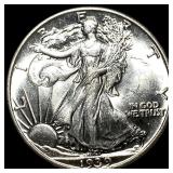 1939 Walking Liberty Half Dollar GEM BU