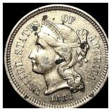1881 Nickel Three-Cent Piece UNCIRCULATED