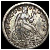 1853 Arrows Seated Liberty Dime CLOSELY UNCIRCULAT