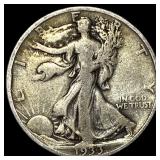 1935-S Silver Walking Liberty Half Dollar NEARLY U