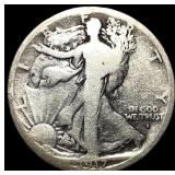 1917 Walking Liberty Half Dollar NICELY CIRCULATED
