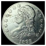 1833 Silver Capped Bust Half Dollar  UNCIRCULATED