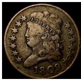1809 Classic Head Half Cent NEARLY UNCIRCULATED