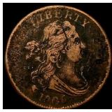 1806 Draped Bust Half Cent NEARLY UNCIRCULATED
