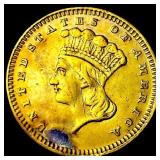 1873 Gold $1 Indian Head CLOSELY UNCIRCULATED
