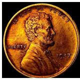 1917 Lincoln Wheat Cent CHOICE AU
