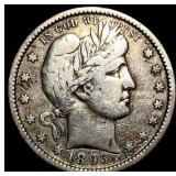 1893-S Silver Barber Quarter LIGHTLY CIRCULATED