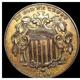 1869 Shield Nickel UNCIRCULATED