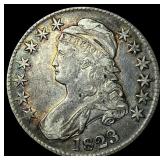 1823 Silver Capped Bust Half Dollar NEARLY  UNCIR
