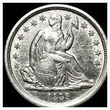 1839 Silver Seated Liberty Dime UNCIRCULATED