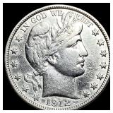 1912-D Silver Barber Half Dollar HIGH GRADE