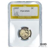 1937 Buffalo Nickel PGA MS65