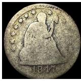 1847-O Silver Seated Liberty Dime NICELY CIRCULATE