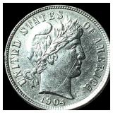 1904-S Silver Barber Dime UNCIRCULATED